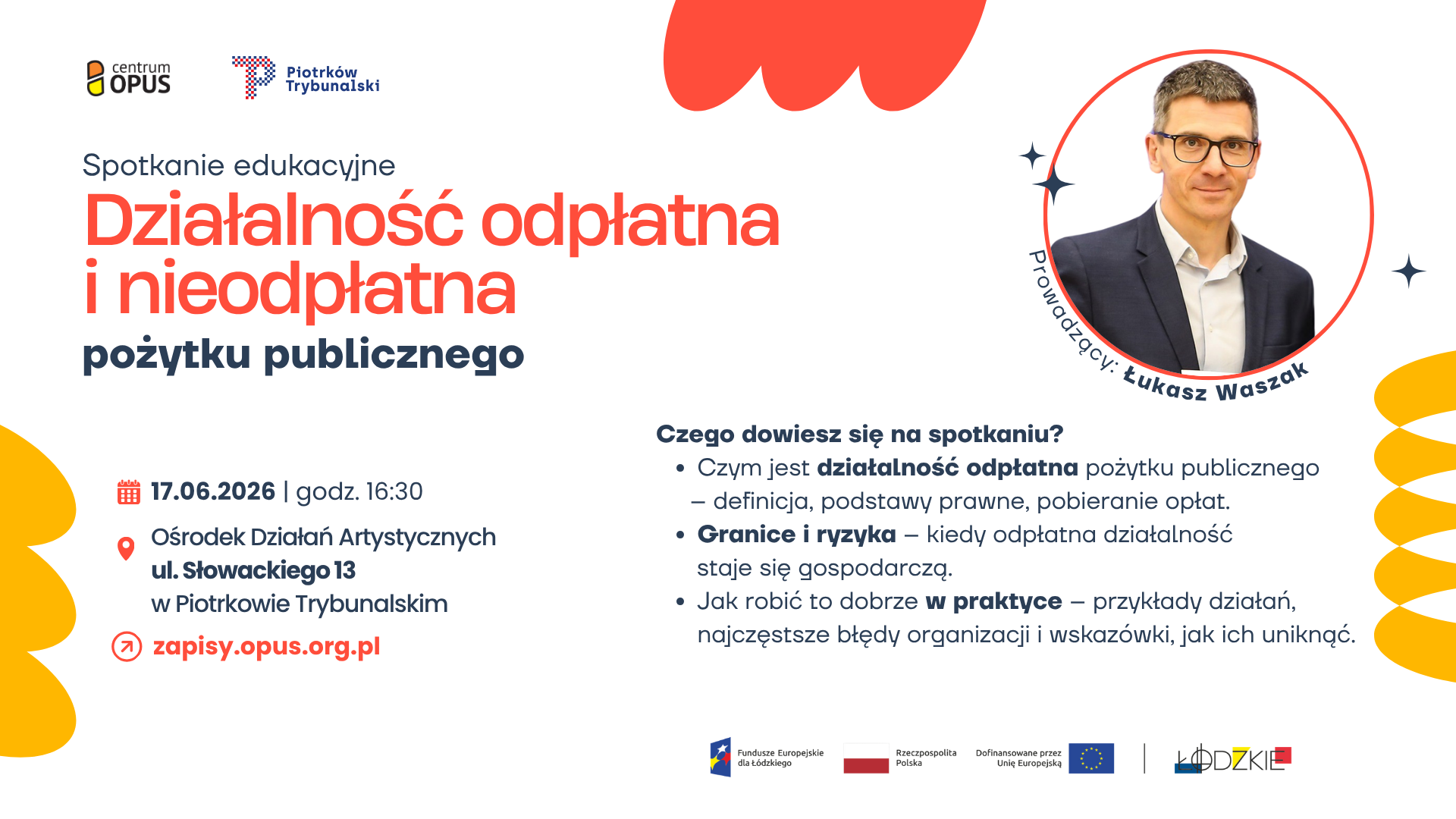 Piotrków: Działalność odpłatna i nieodpłatna pożytku publicznego